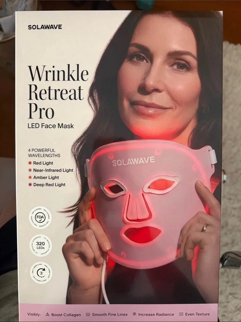 Wrinkle Retreat Pro LED Face Mask - Pink